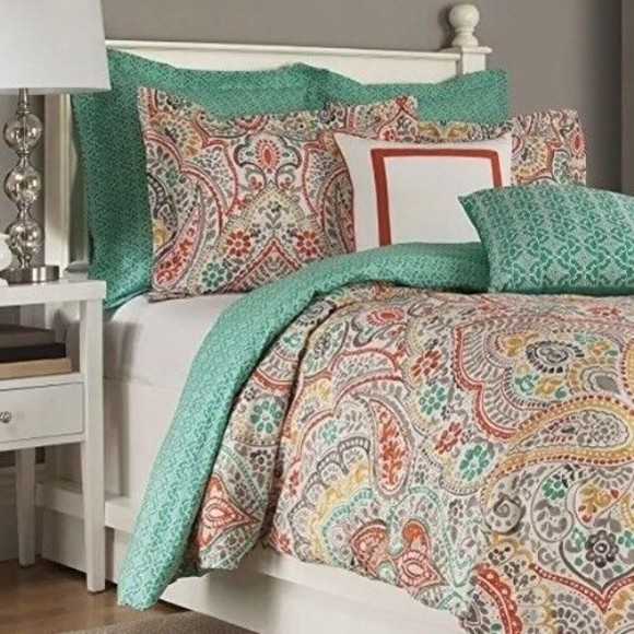 New Studio Row Rio Collection Modern Euro Pillow Case Sham Green Cotton 27x 27 - Picture 1 of 3